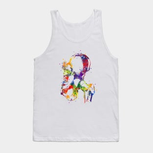 Hip Joint Anatomy Colorful Watercolor Tank Top